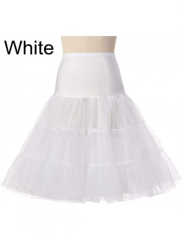 Slips Short Organza Halloween Petticoat Wedding Bridal Petticoat for Wedding Dresses Underskirt Tutu - Yellow - CH18X33KYTZ $...