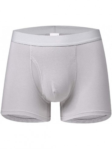 Boxer Briefs Mens Underwear Men Pack Soft Cotton Open Fly Underwear - A ...