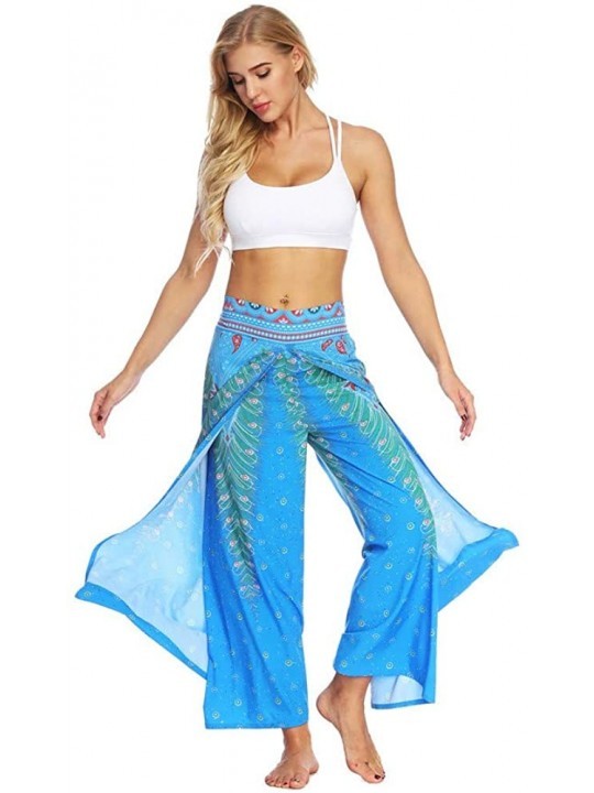 Womens Casual Summer Jogging Pants Loose Yoga Trousers Baggy Sports Boho Aladdin Yoga Jumpsuit 