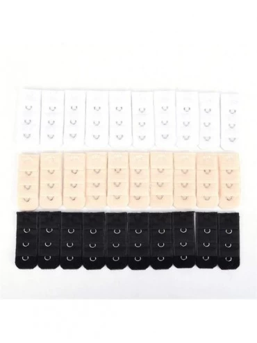 Accessories 10Pcs 1 Rows 3 Hooks Bra Extender Ladies Nylon Clasp Extension Elastic On Strap Soft Extenders Intimates Accessor...