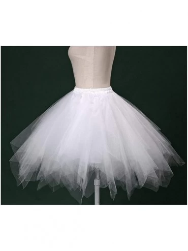 Slips Women's 1950s Vintage Tutu Petticoat Ballet Bubble Skirt (26 Colors) - Blush Pink - CX18NZUH8OC $20.93