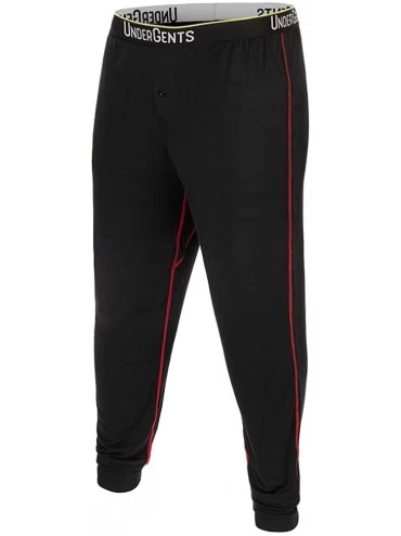 Sleep Bottoms Men's Swagger Lounge & Sleep Pants - CloudSoft Cooling Comfort - Black - CC193HK3GMC $20.60