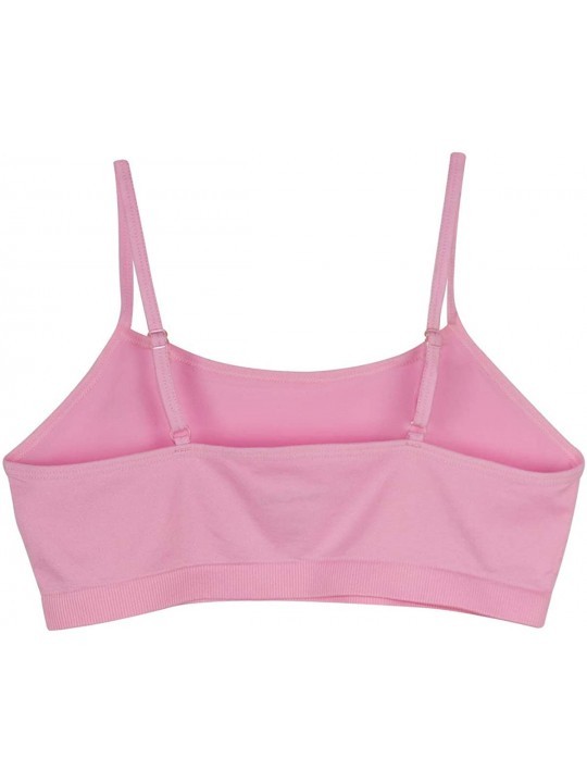 Young Girl's Cotton Crop Bra Cami Training Bra with Adjustable Shoulder ...