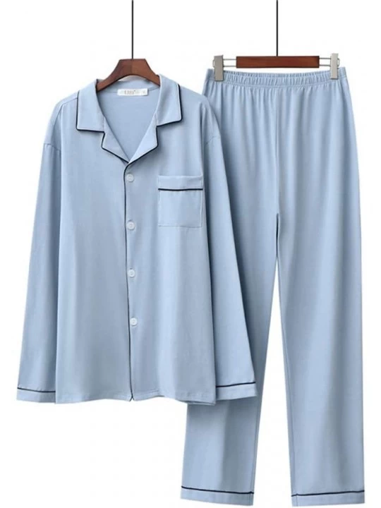 Sleep Sets Men's Pajamas Suit- Casual Cotton Pajamas Sets Men Autumn Pijamas Long-Sleeve Sleepwear Men Pijamas Japanese Pyjam...