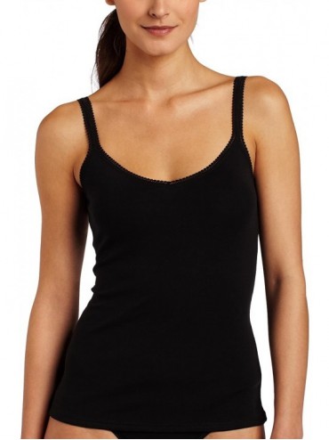 Camisoles & Tanks Women's Cabana Reversible Camisole Top - Black - C0111GCOL7L $19.10