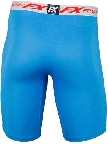 Boxer Briefs Mens 3 Pack Micro Modal Sports Stretch Performance Boxer Briefs - Set E (Blue X 3) - C011ACTI5X9 $23.04