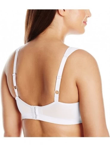 Bras Women's Plus-Size Versailles Soft-Cup Bra - White - C4111K0YJSZ $25.24