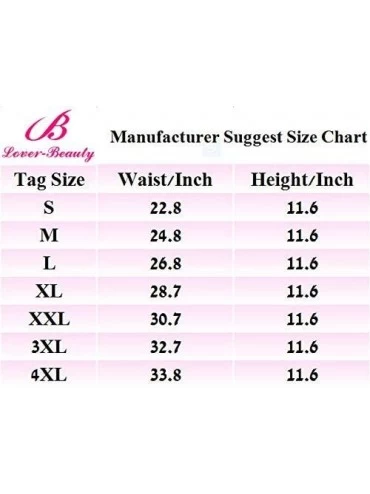 Bustiers & Corsets Women's 9 Steel Boned Latex Underbust Corset Sports Long Torso Waist Training Cincher - Black Zipper - CH1...