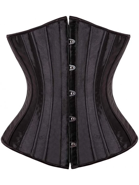 Bustiers & Corsets Slimming Body Shaper Woman Sexy Waist Trainer Underbust Corsets Bustiers Satin Steel Boned Waist Cincher -...