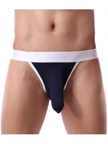 Briefs Sexy Elephant Nose for Men-Bulge Pouch Splicing Bikini Long Contour Knickers Triangle Underwear Comfortable Briefs - D...