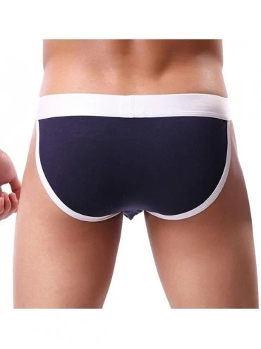 Briefs Sexy Elephant Nose for Men-Bulge Pouch Splicing Bikini Long Contour Knickers Triangle Underwear Comfortable Briefs - D...