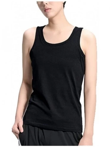 Bustiers & Corsets Trans Lesbian Tomboy Cotton Tank Top Vest Plus Size Chest Binder Stronger Bandage-Black-L - CU198RGSH3R $3...