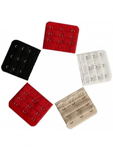 Accessories 5Pcs Lady Bra Extenders 3 RowsHooks Strap Sewing Tool Women Extension Intimates Accessories - Skin 4 Buckle - CB1...