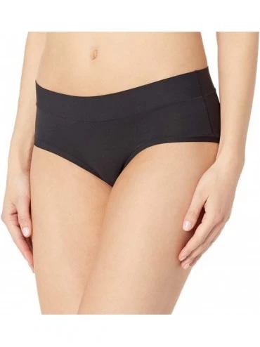 Panties Women's 3 Pack Perfect Fit Hipster Underwear - As/Jet Black- Tawny Birch- Tawny Birch - CX18HOZ4MIE $17.92