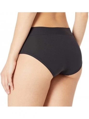 Panties Women's 3 Pack Perfect Fit Hipster Underwear - As/Jet Black- Tawny Birch- Tawny Birch - CX18HOZ4MIE $17.92