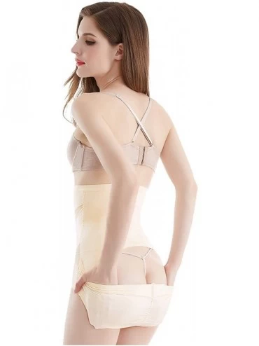 Shapewear Women's Shapewear Tummy Control Girdle Panty Slimming Underwear High Waist Shaper Panties - Beige - CC18WIOOGX2 $11.66