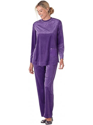 Sets Luxurious Velour Set- Color Purple- Size Extra Large- Purple- Size Extra Large - CF190O9YCAO $37.37